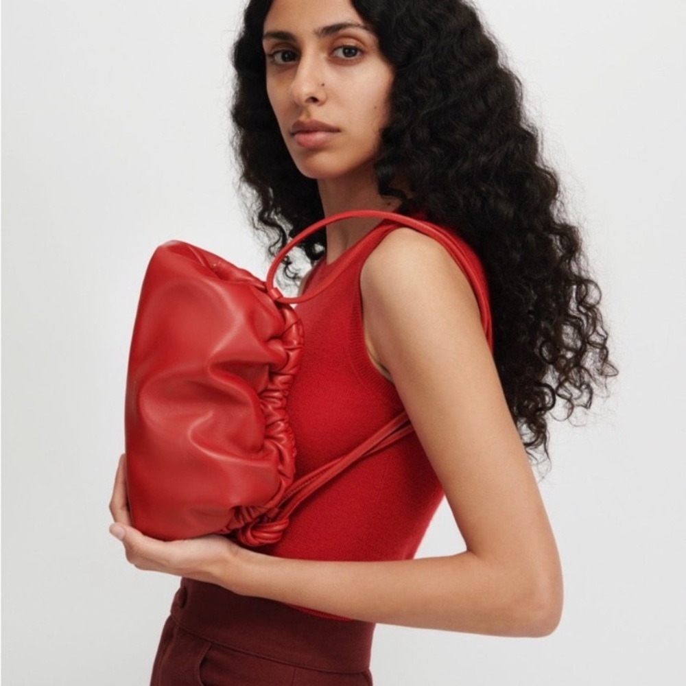 Mansur Gavriel Red Clutch